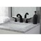 Kingston Brass KB980 Widespread Bathroom Faucet with Retail Pop-Up, Matte Black KB980 - alternate 2